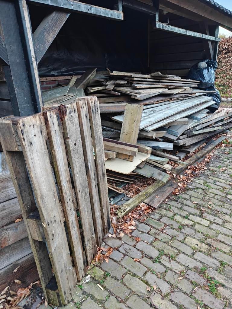 Gratis stookhout: grote partij, zelf zagen en ophalen, Tuin en Terras, Minder dan 3 m³, Ophalen