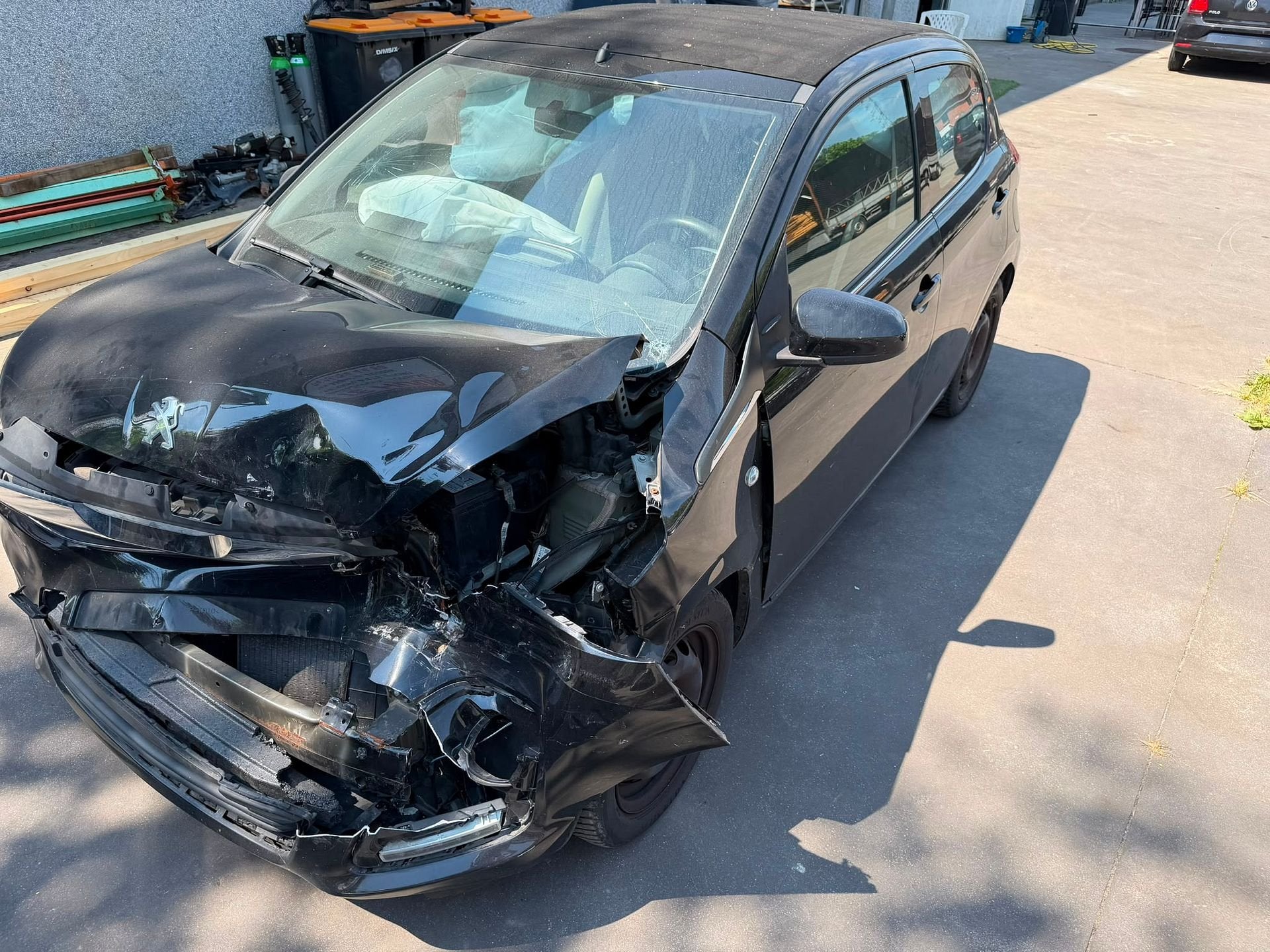 Peugeot 108, -, Zwart, -, 998 cc