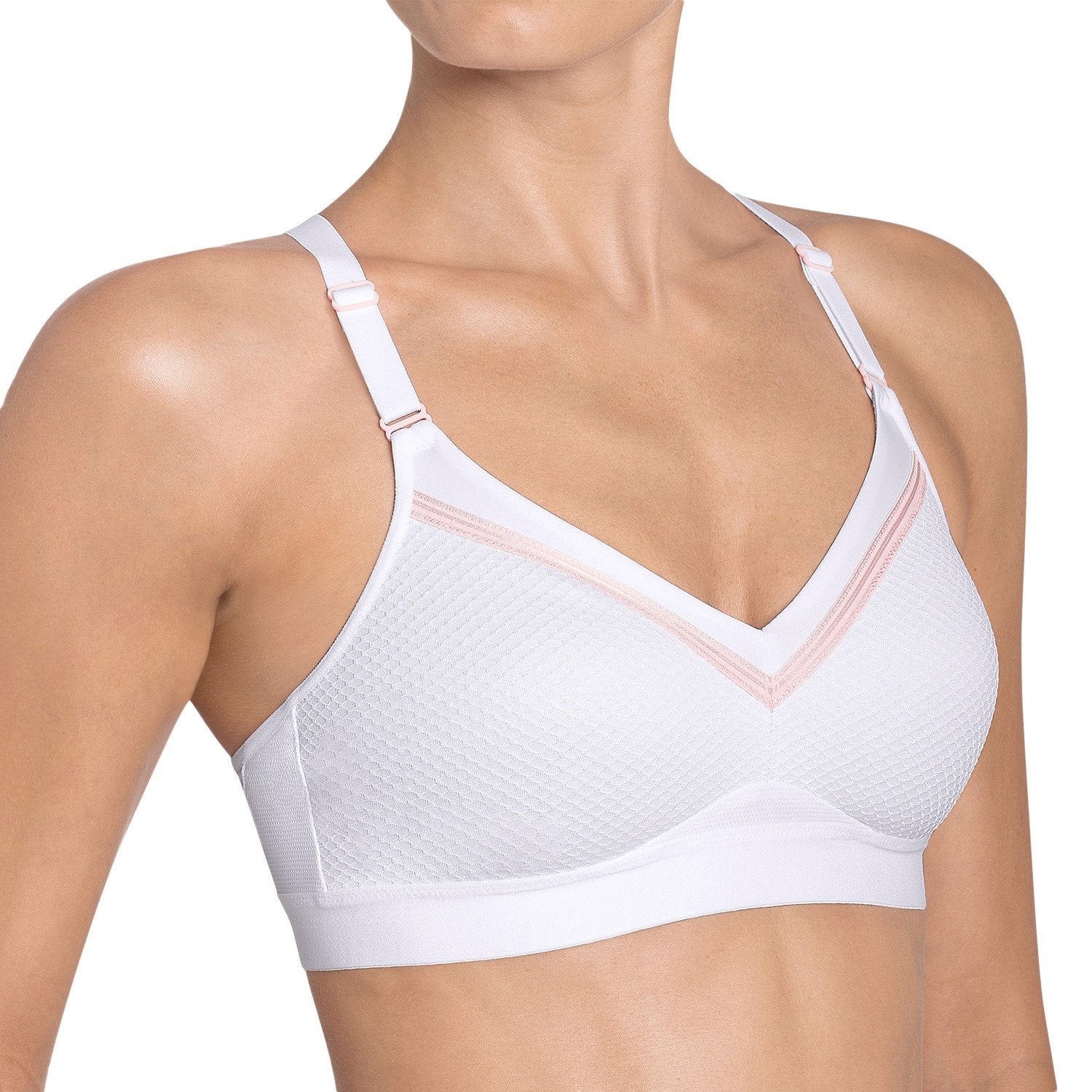 Triaction by Triumph Free Motion Studio Sport BH 95B, Kleding | Dames, Verzenden, Wit, BH