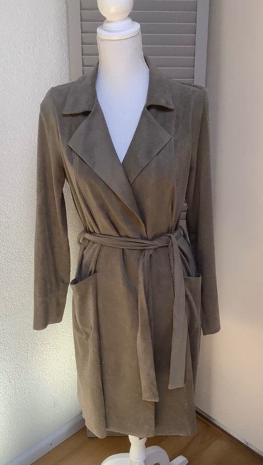 Mooie lange blazer van Helena Hart maat S // ZGAN, Kleding | Dames, Ophalen of Verzenden, Zo goed als nieuw, Maat 36 (S), Bruin
