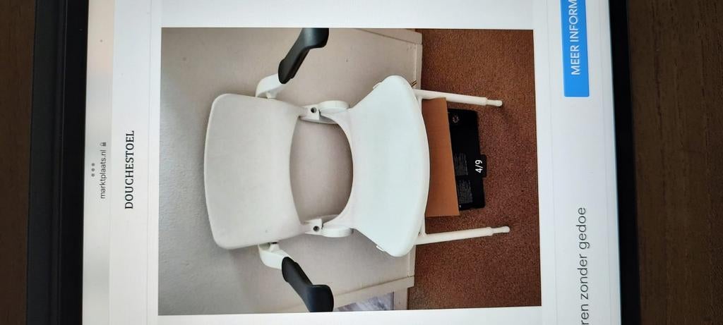 Handicare douche zitting, Ophalen of Verzenden, Zo goed als nieuw