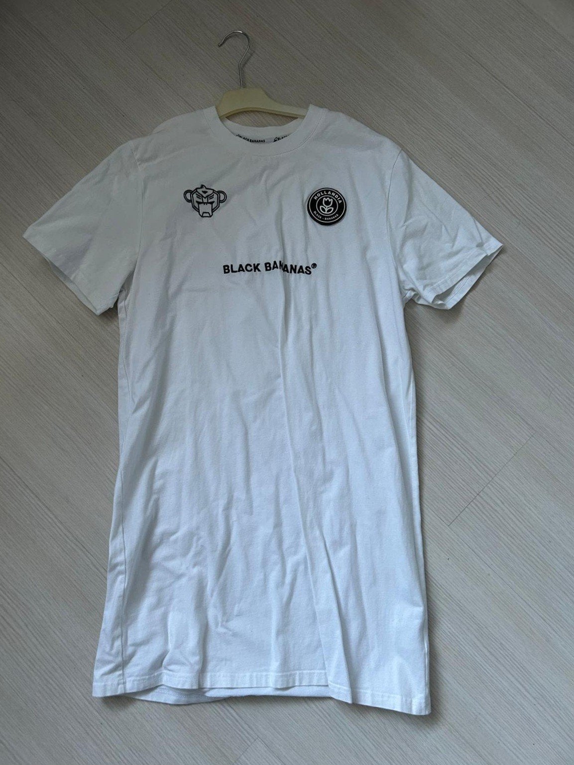 Wit Black Bananas tshirt jurk maat S, Wit, Ophalen of Verzenden, Zo goed als nieuw, Black Bananas