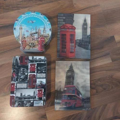 Souvenirs van London-2x3D Panneels+2xBlikjes, Ophalen of Verzenden