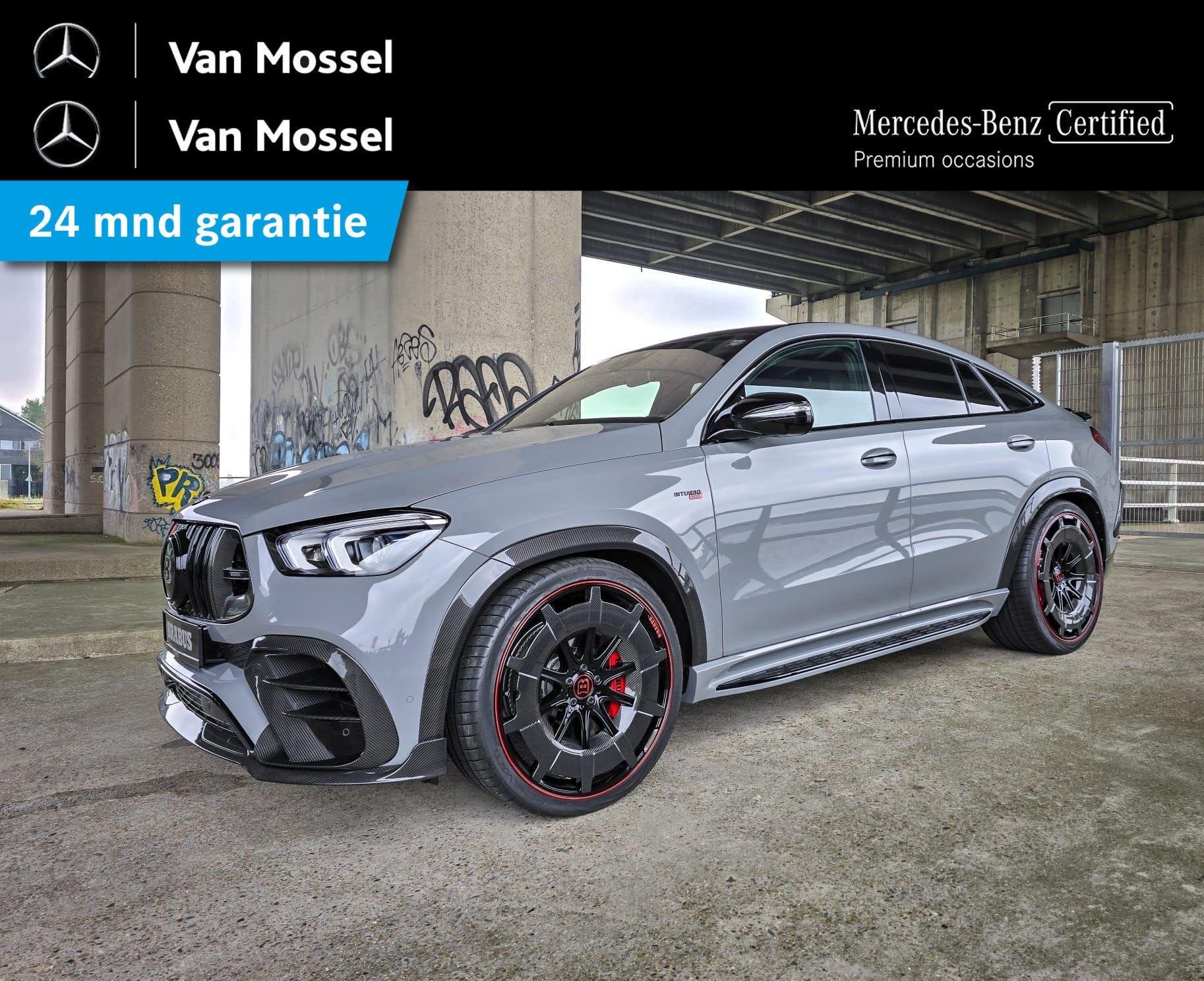 Mercedes-Benz GLE-klasse Coupé AMG 63 S 4MATIC+ / BRABUS RO, Auto's, Automaat, Gebruikt, Leder, Bedrijf