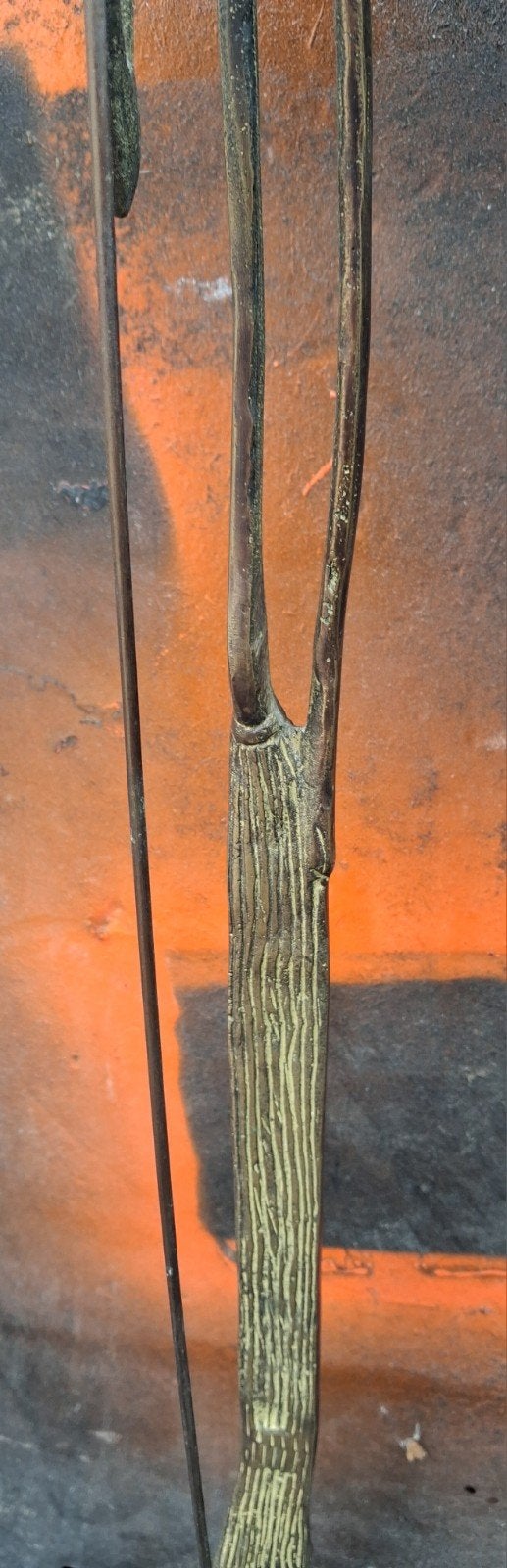 Geabstraheerde man. Brons. Afrika. 63 cm. *Zie tekst., Ophalen, Afrika, Handgemaakt, 63 cm