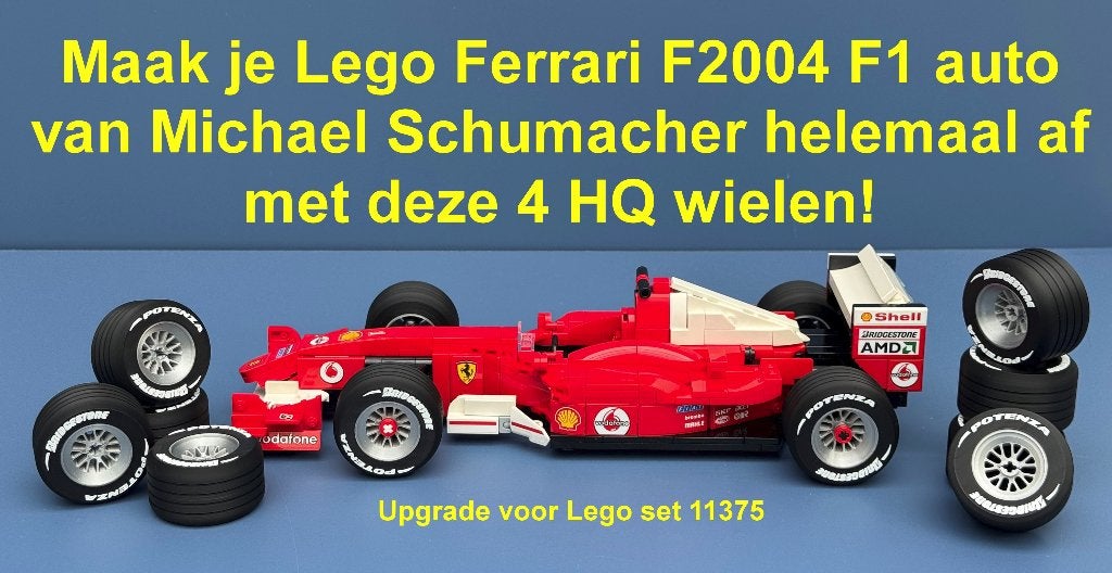 Custom HQ wielen om de Ferrari F2004 F1 auto te upgraden, Ophalen of Verzenden, Nieuw