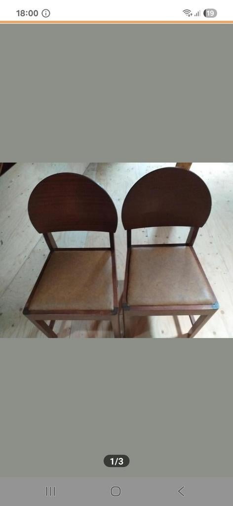 2 antieke stoelen, Antiek en Kunst, Ophalen