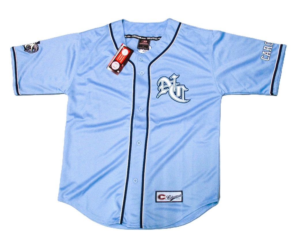 NORTH CAROLINA BASEBALL JERSEY BY COLOSSEUM NCAA, Sport en Fitness, Honkbal, Info@taurusvintage.nl, Nieuw, WEG EN LAND