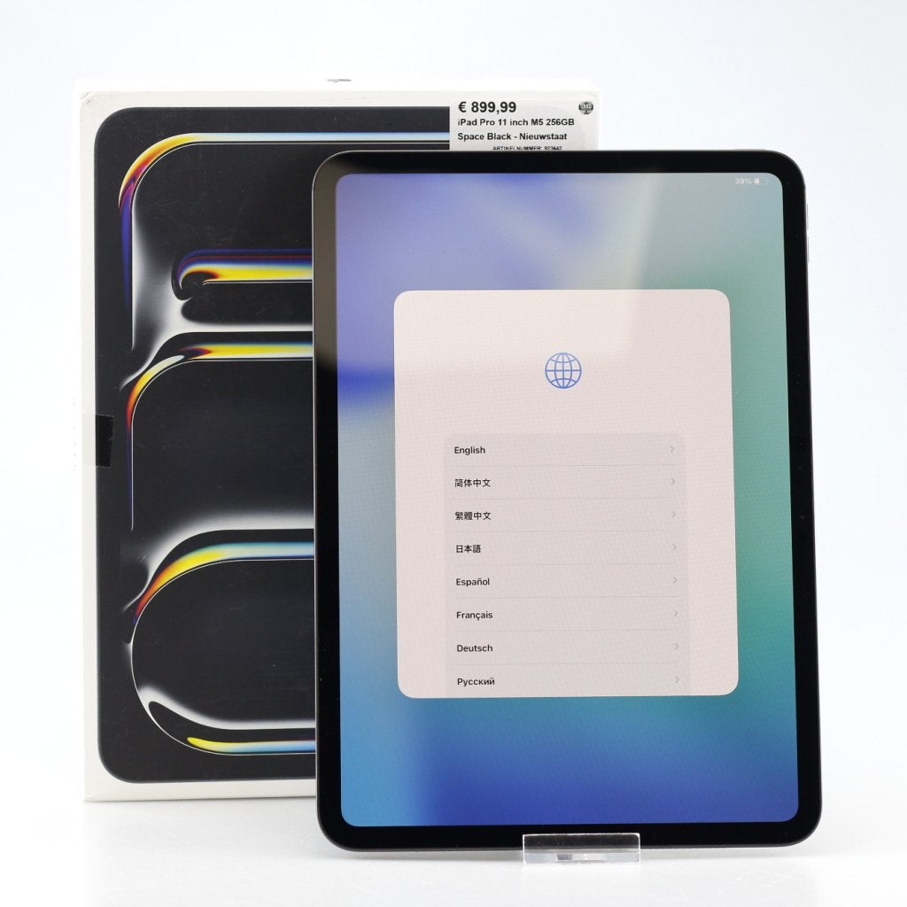 iPad Pro 11 inch M5 256GB Space Black - Nieuwstaat, Apple, Zo goed als nieuw, Support@apple.com, One Apple Park Way
Cupertino, CA 95014
United States