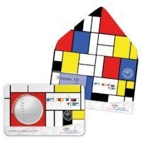5 Euro Nederland 2022 - EDU Coincard - Piet Mondriaan Vijfje, Verzenden, Overige landen, 5 euro, Losse munt
