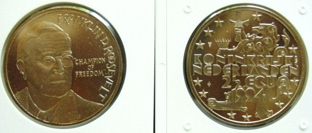 2,5 ecu Rooseveld 1994, Verzenden, Overige materialen, Nederland