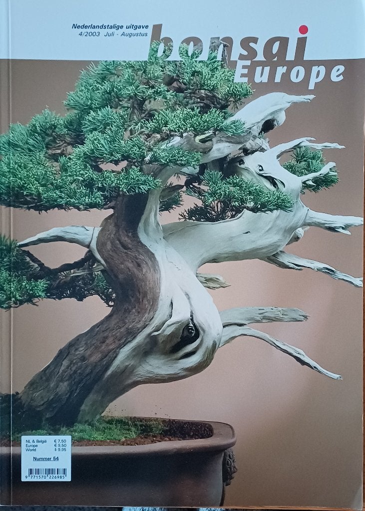 Bonsai Europe Magazine - Nummer 54 (Juli-Augustus 2003), Ophalen of Verzenden, Bonsai, Halfschaduw, Minder dan 100 cm