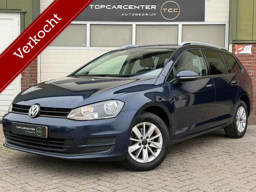 Volkswagen Golf Variant 1.4TSI/AIRCO/PARKS/TREKH/LM.VELG/APK, Auto's, Euro 5, Gebruikt, 4 cilinders, Blauw