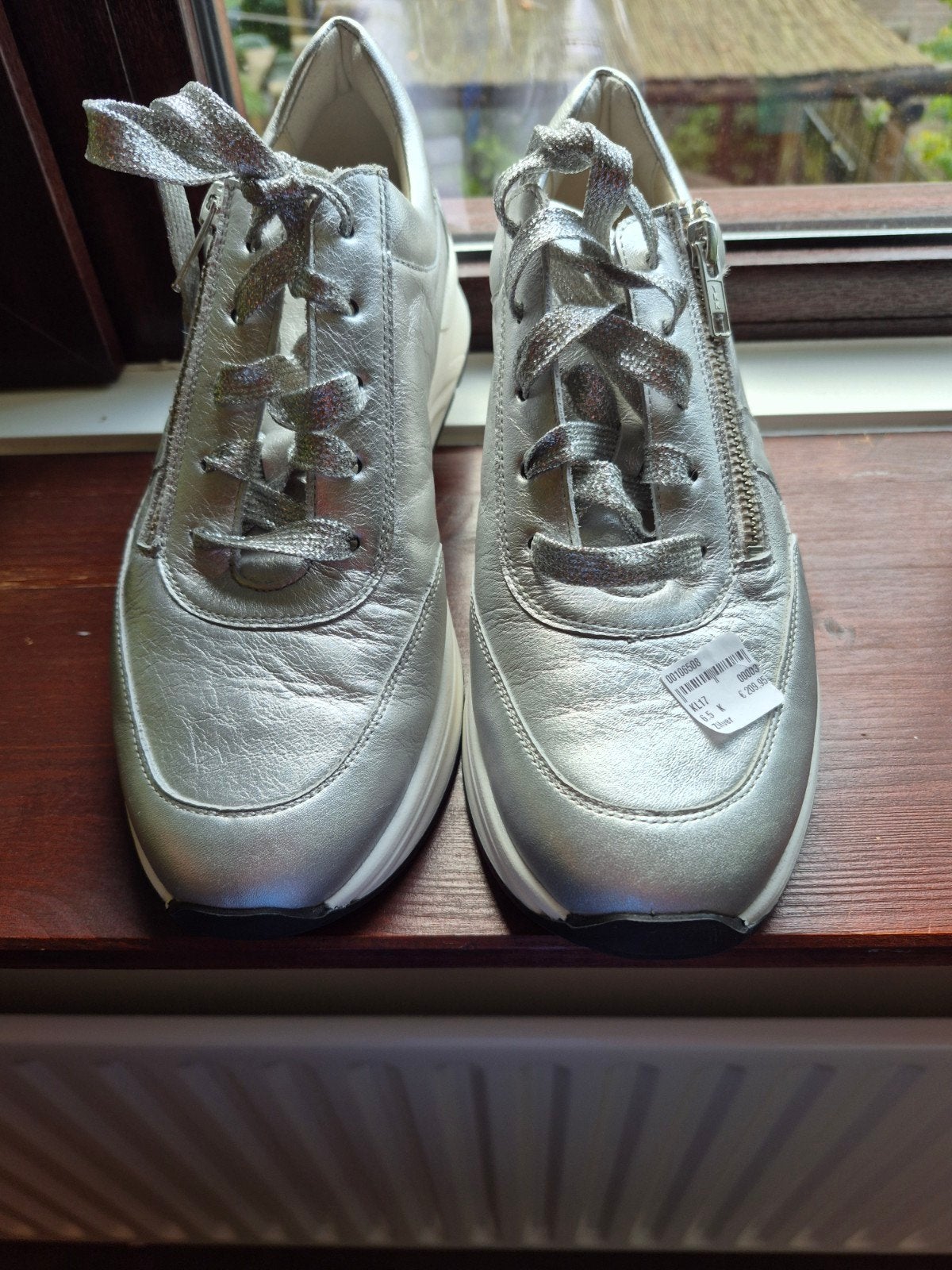 Solidus sneakers zilver, maat 40, breedte K, Kleding | Dames, Overige kleuren, Solidus, Nieuw, Ophalen of Verzenden
