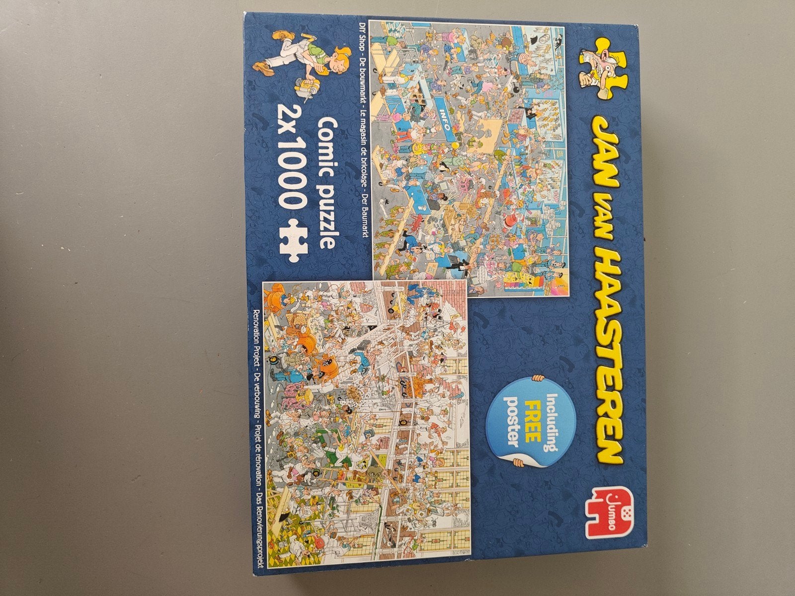 Jan van Haasteren 2x1000 stukjes puzzel