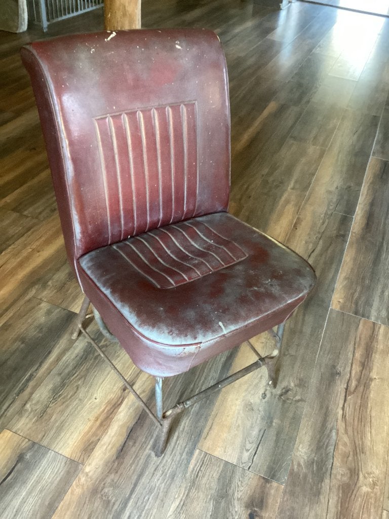Mancave stoel gemaakt van oldtimer autostoel, Ophalen of Verzenden