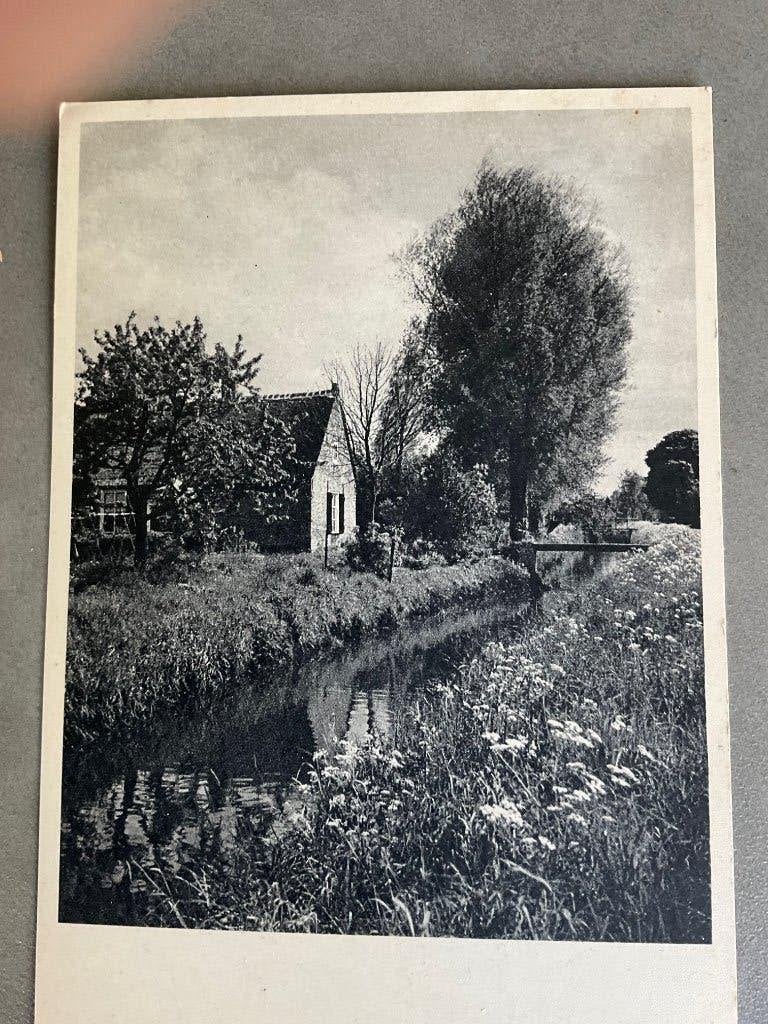 Zwart-wit foto Dongense Vaart, Noord-Brabant, Ophalen of Verzenden, Voor 1920, Gelopen, Noord-Brabant
