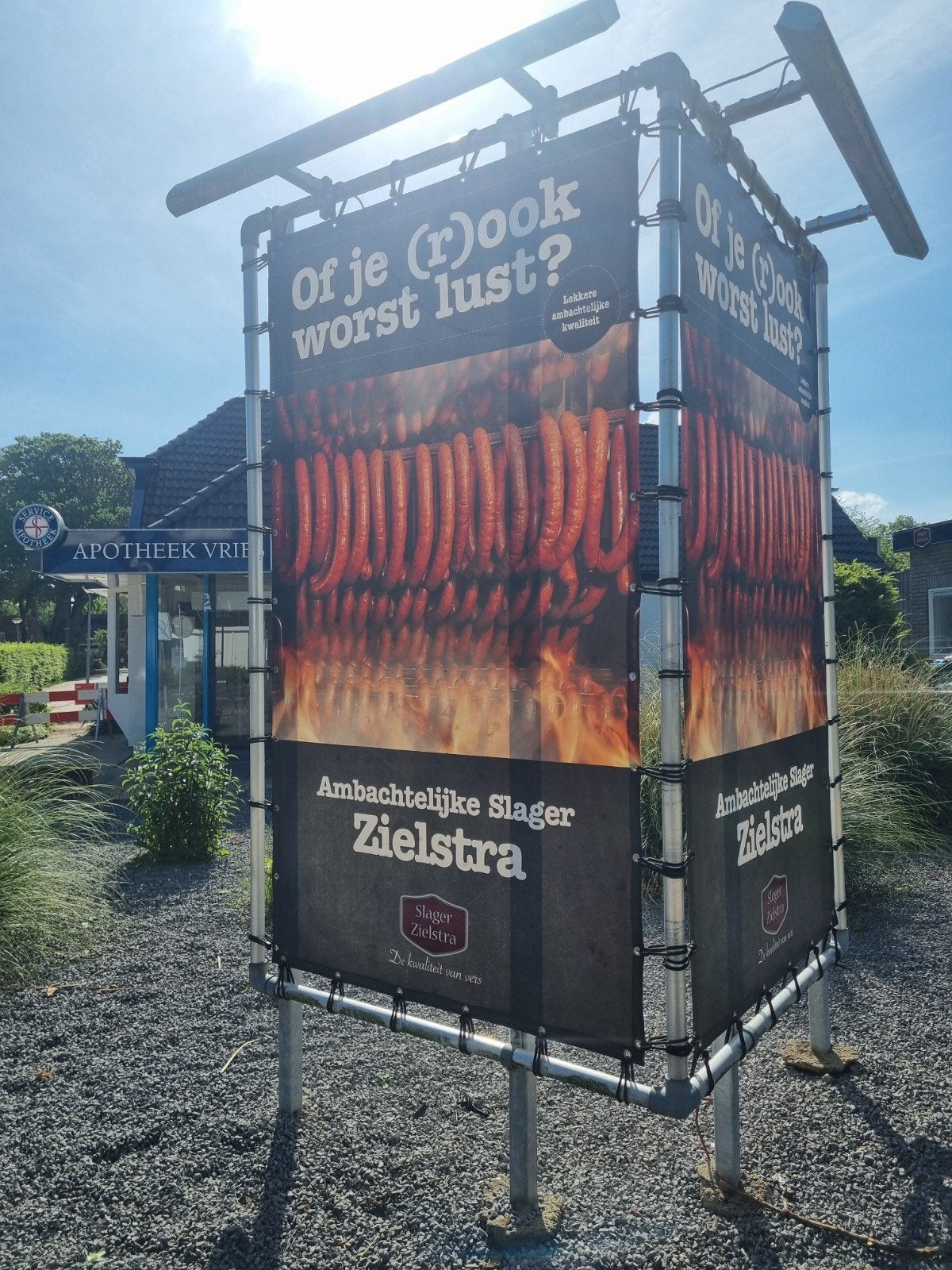 Reclamebord met verlichting, Ophalen of Verzenden, Overige typen, Minder dan 2 meter