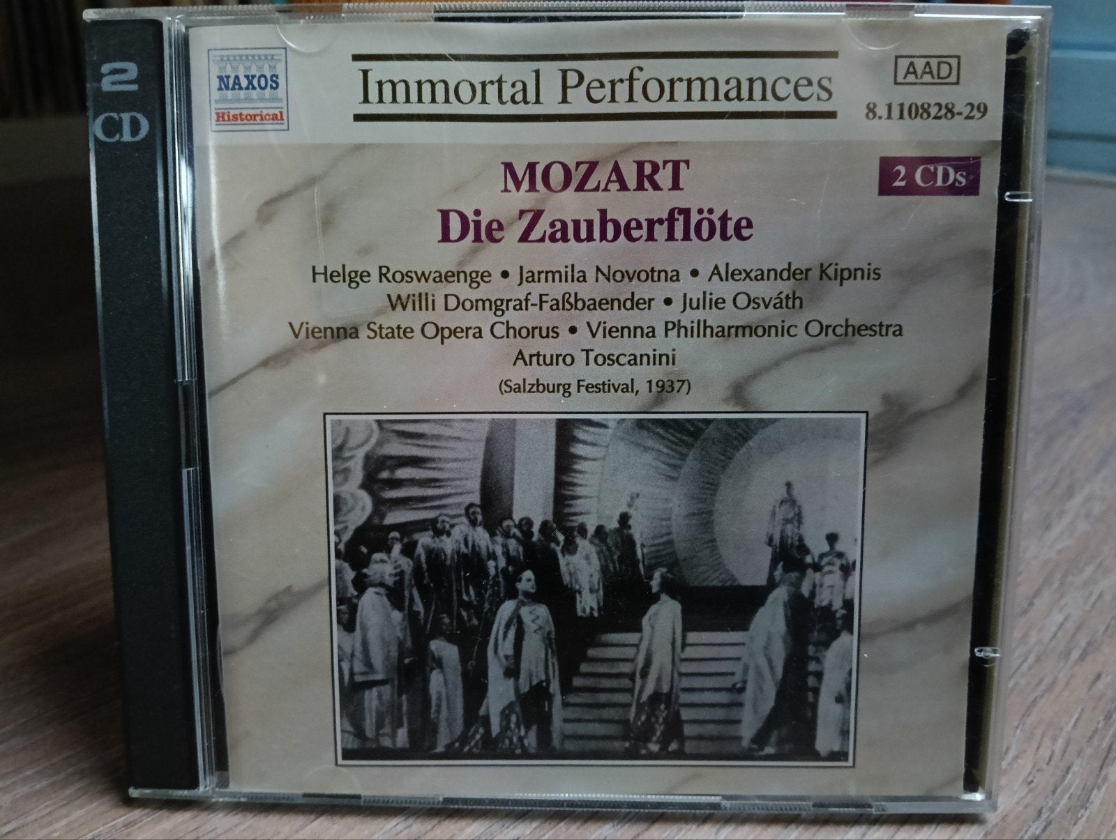 Mozart: Die Zauberflöte - Arturo Toscanini (2 CD's), Gebruikt, Mozart, Opera of Operette, Ophalen of Verzenden