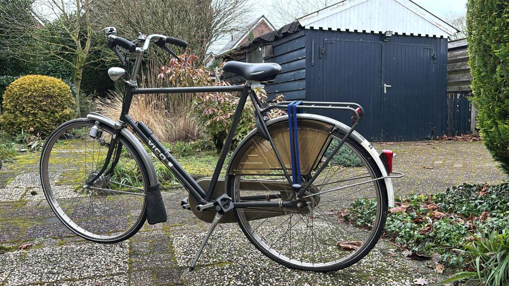 Heren fiets, Gebruikt, Versnellingen, 57 tot 61 cm, Trommelrem