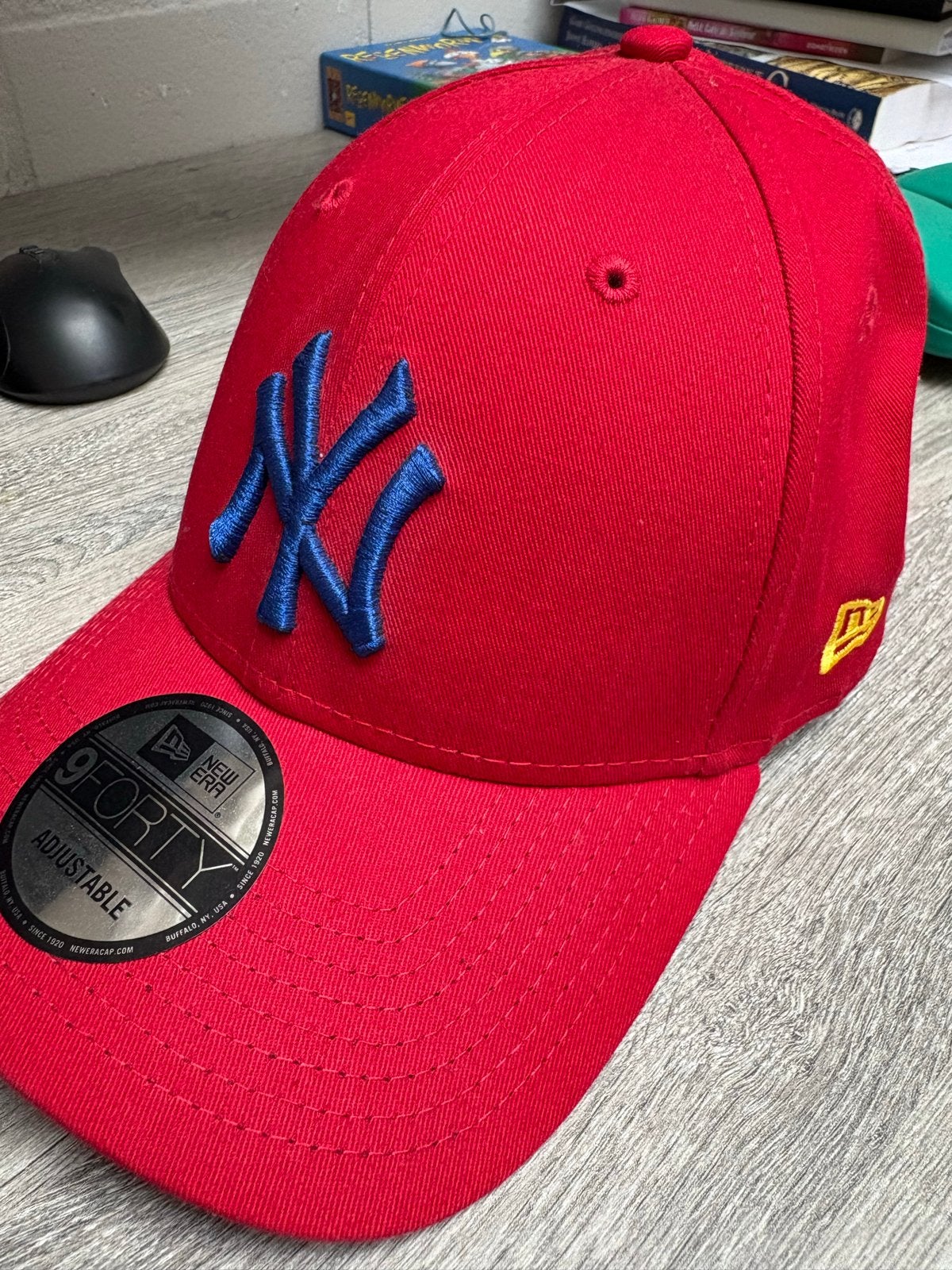 New Era New York Yankees 9FORTY Pet Rood, Ophalen, Nieuw, One size fits all, Pet