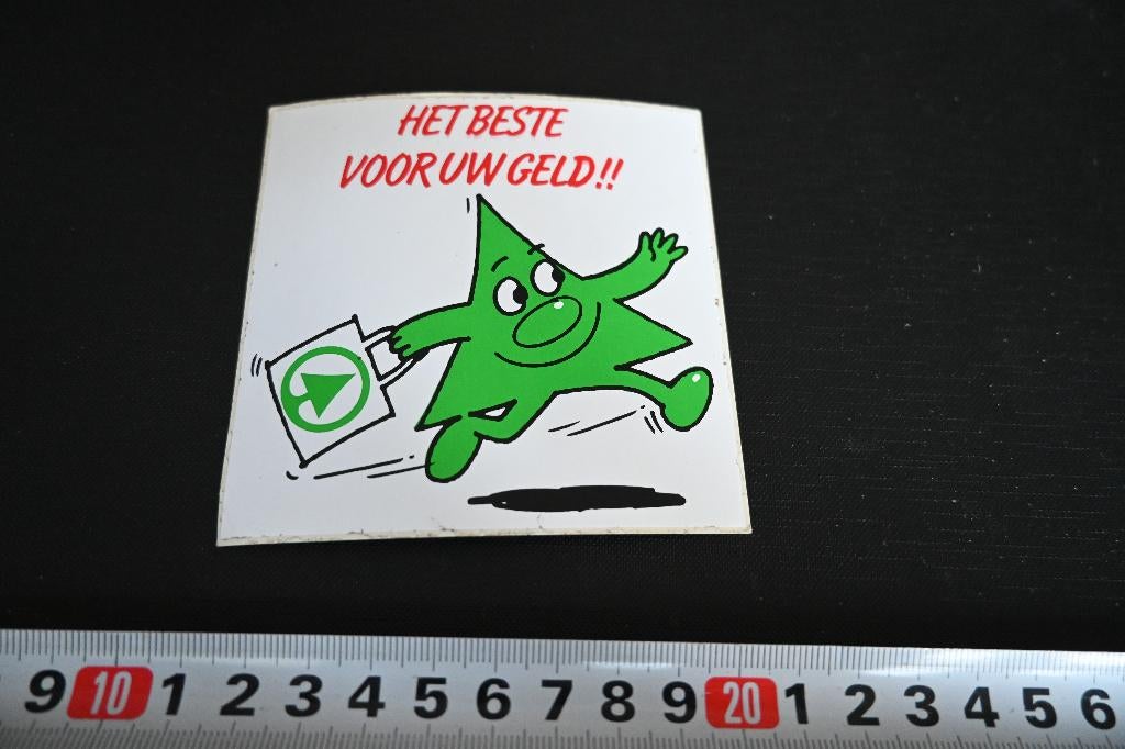 sticker Supermarkt SPAR Het beste voor uw geld !!  PMD340, Verzamelen, Stickers, Zo goed als nieuw, Ophalen