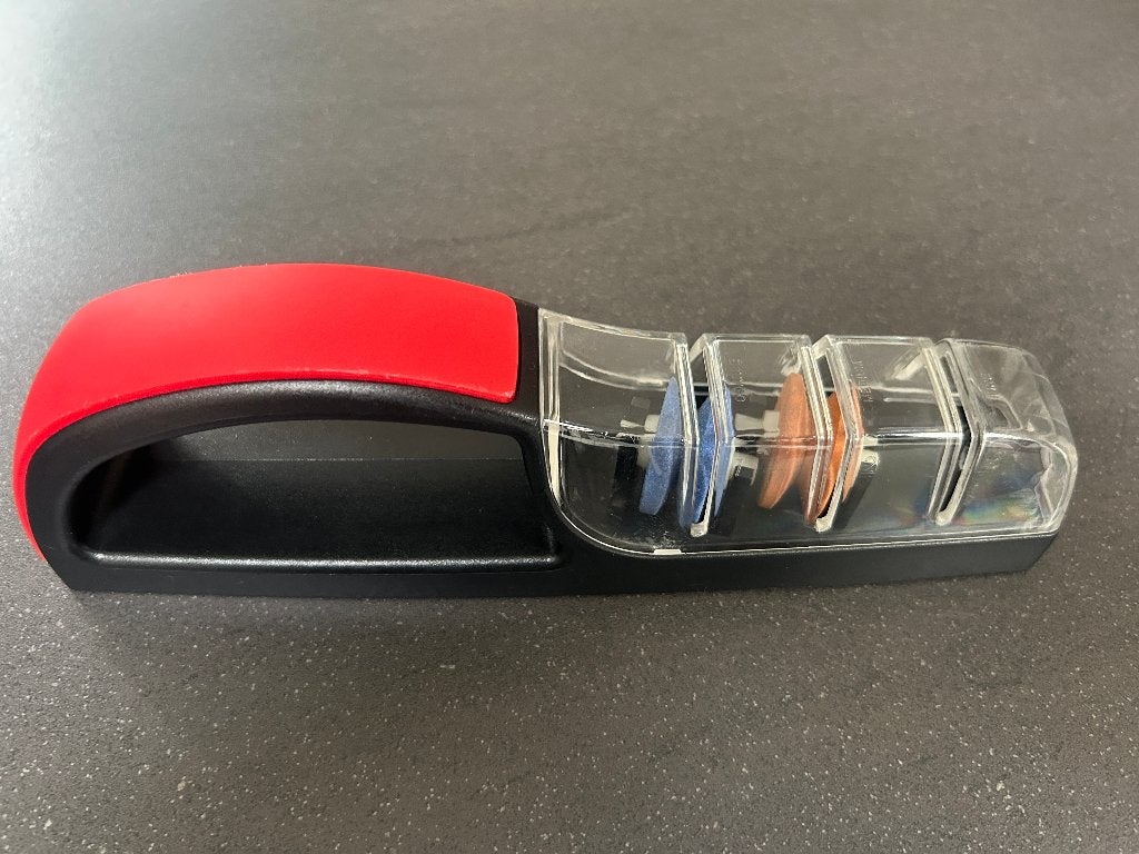 minosharp plus 3 keramische messenslijper, Ophalen of Verzenden, Gebruikt