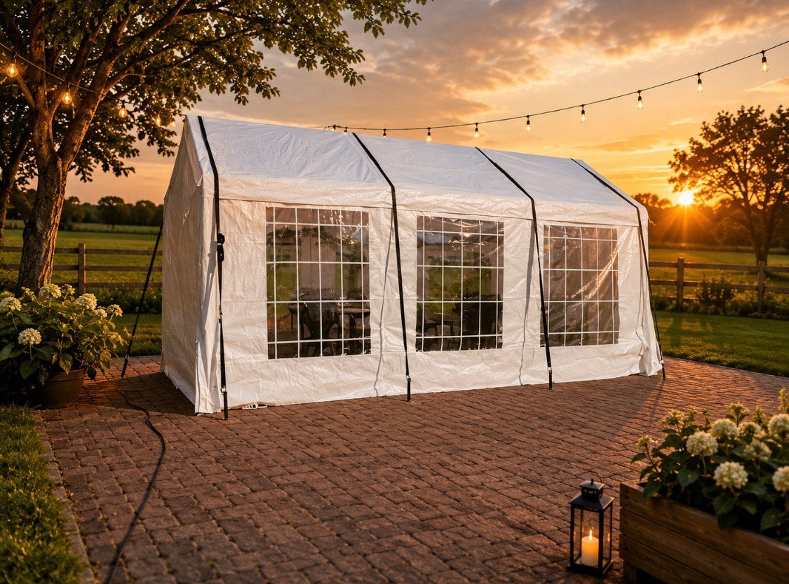 TE HUUR: partytent 3x6, Ophalen, Gebruikt, Opvouwbaar, Partytent