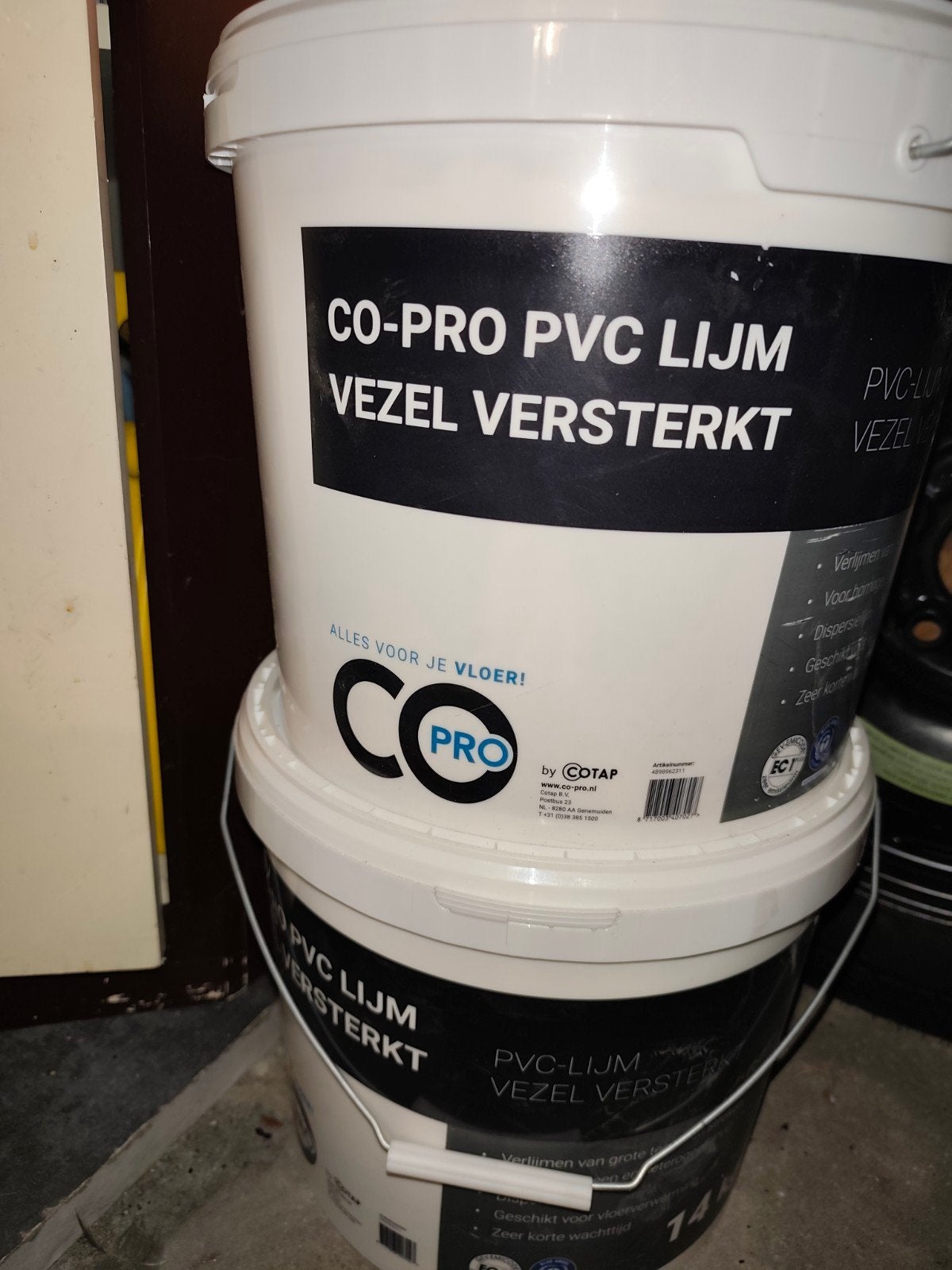 vloerlijm Co-Pro PVC-lijm (Nieuw), Ophalen, Kunststof, 50 tot 150 cm, Overige typen