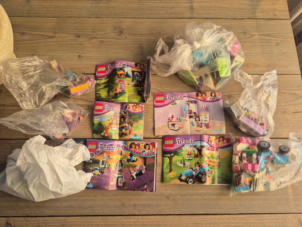 5x set lego friends en losse onderdelen., Ophalen of Verzenden, Zo goed als nieuw, Lego