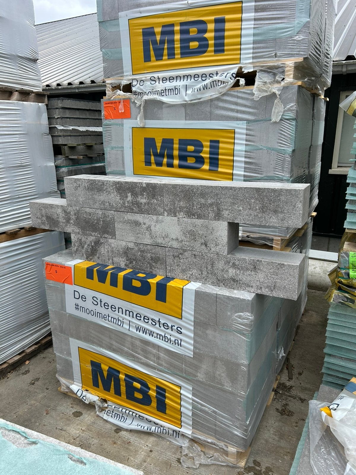 Stapelblokken 15x15x60, Tuin en Terras, Overige typen, Nieuw, Ophalen of Verzenden, 10 m² of meer