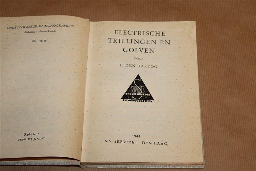 Electrische Trillingen en Golven — Hendrik den Hartog [1944], Ophalen of Verzenden, Gelezen, Bouwkunde