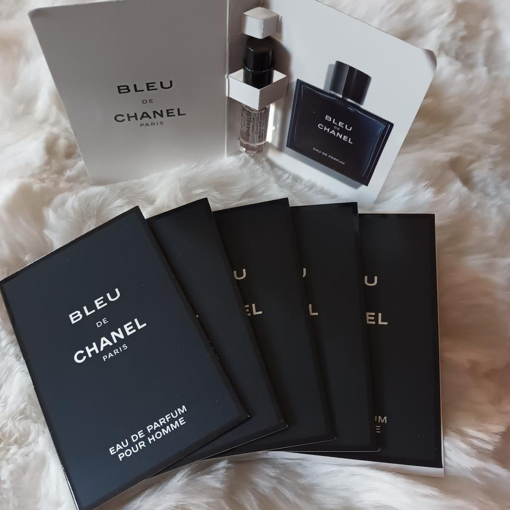 CHANEL BLEU DE CHANEL parfum proefjes..6 stuks..nieuw, Sieraden, Tassen en Uiterlijk, Uiterlijk | Parfum, Ophalen of Verzenden