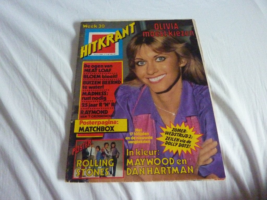 HITKRANT 1980-STONES-MAYWOOD-NORMAAL-MADNESS- DOLLY DOTS, Verzenden, 1980 tot heden, Tijdschrift