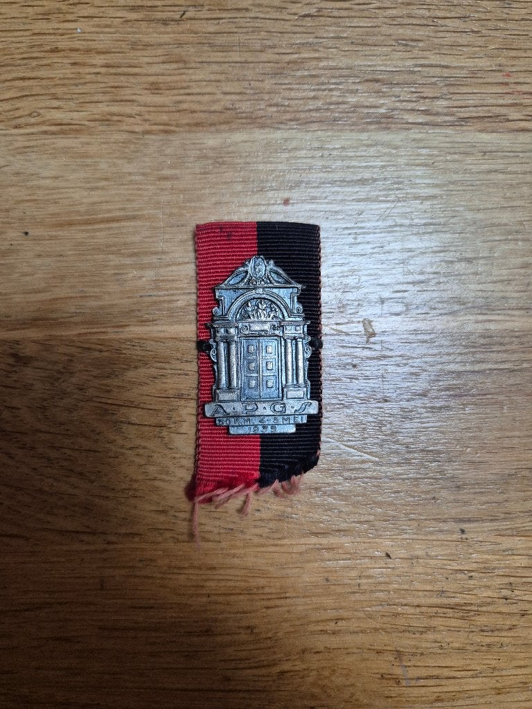 Nederlandse A.P.G.S 50km medaille 1935, Ophalen of Verzenden, Overige materialen