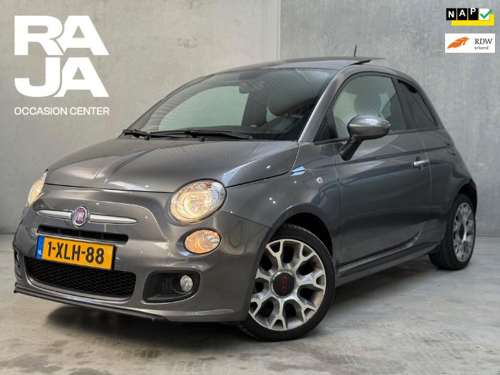 Fiat 500 0.9 TwinAir Turbo 500S 80PK NAP Pano Airco Uniek, Voorwielaandrijving, Gebruikt, Leder en Stof, 905 kg