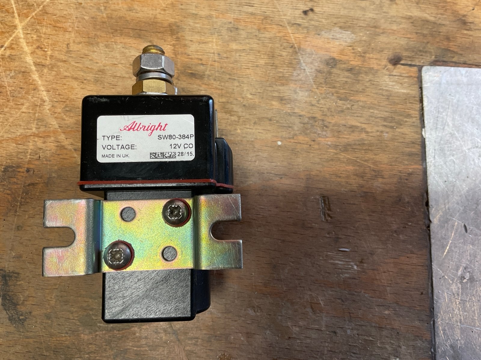 Albright SW80-384P 12V CO Solenoid Relais, Ophalen of Verzenden, Gebruikt, Universele onderdelen