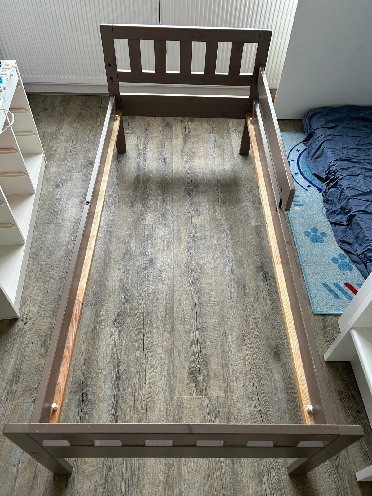 Peuterbed/ kleuterbed 70x160cm, Gebruikt, 70 tot 85 cm, 140 tot 160 cm, Ophalen