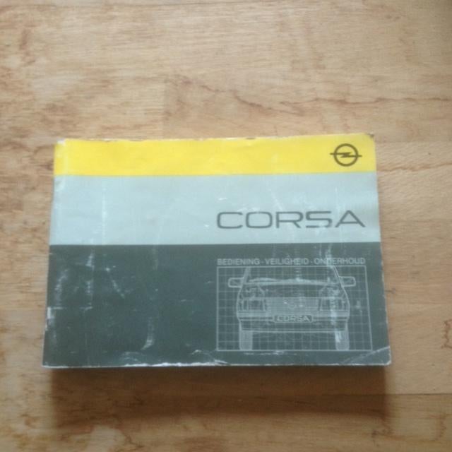 Handleiding/Instructieboekje      Opel   Corsa     1987   NL, Ophalen of Verzenden