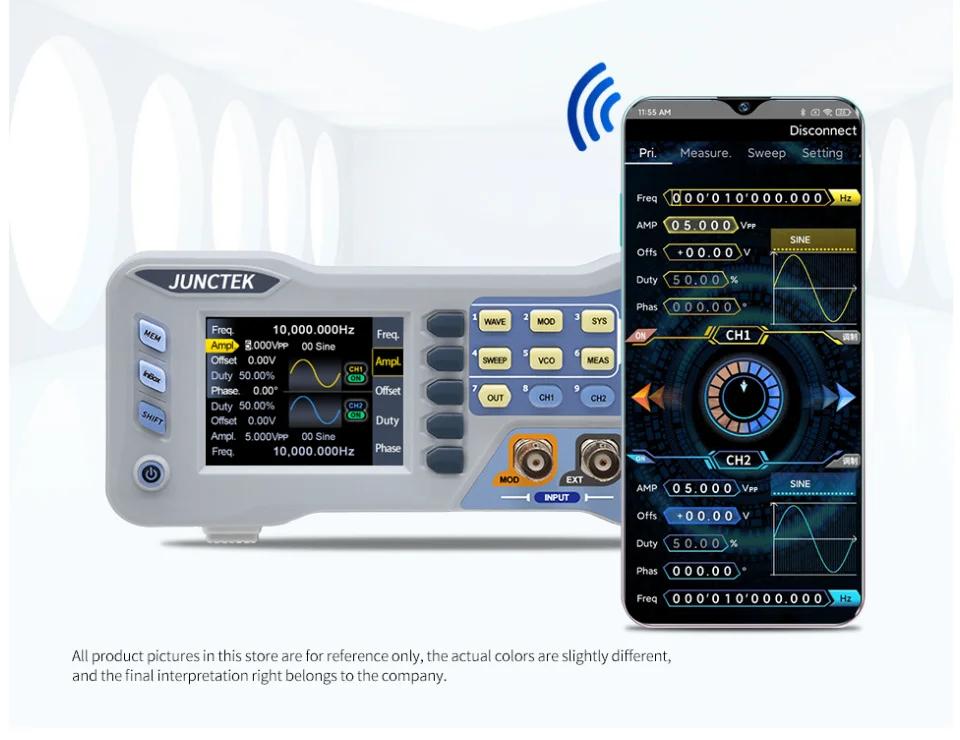 Signaal / Function Generator + Modulator 60MHz Junctek, Verzenden, Nieuw