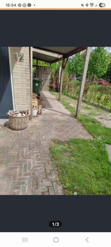Gratis afhalen, 55m2 stenen, er zelf uithalen, Tuin en Terras, Tegels en Klinkers, Ophalen of Verzenden, Gebruikt, Beton, Klinkers