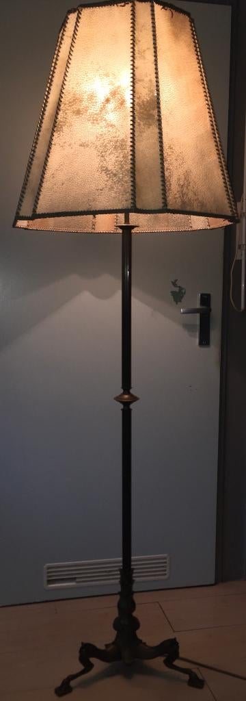 Antieke Hippogrief vloerlamp; Hippogriff floor lamp, Ophalen, Gebruikt, Overige materialen, 150 tot 200 cm