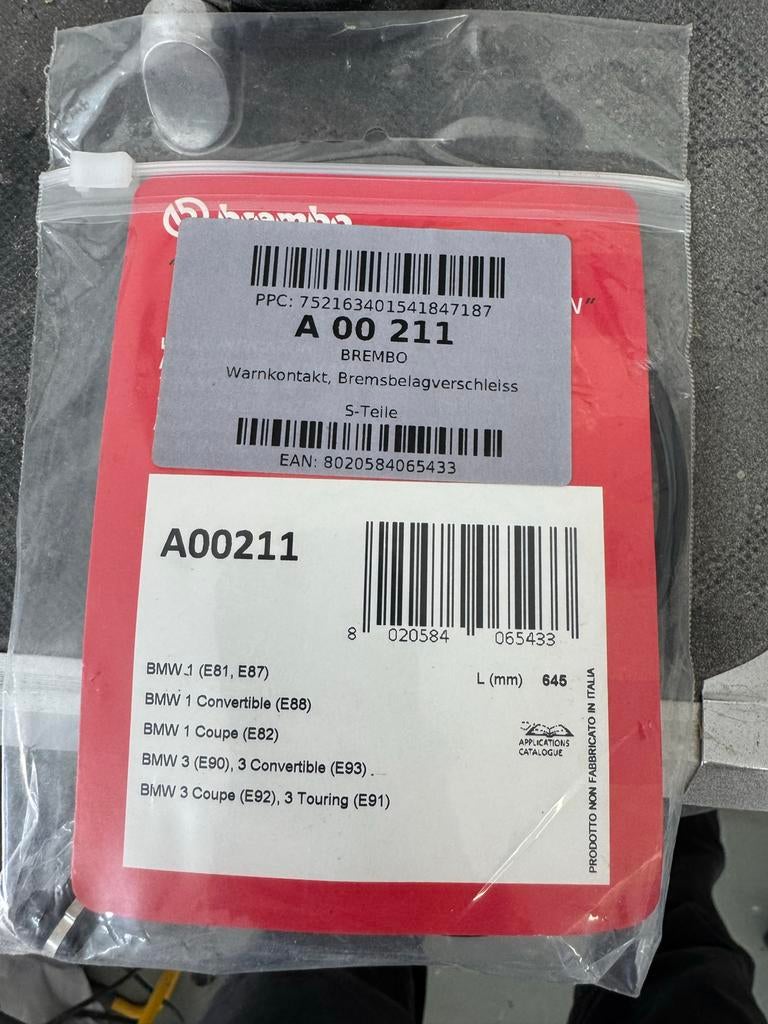 2x Brembo Rem indicator BMW 1/3 Serie (E87, E90, E91), Ophalen of Verzenden, Nieuw, BMW