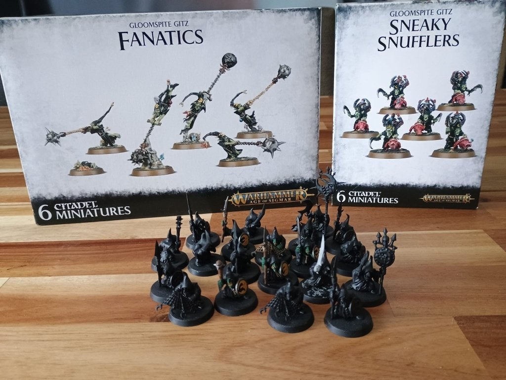 Warhammer Age of Sigmar Gloomspite Gitz, Hobby en Vrije tijd, Ophalen of Verzenden, Zo goed als nieuw, Warhammer, Figuurtje(s)