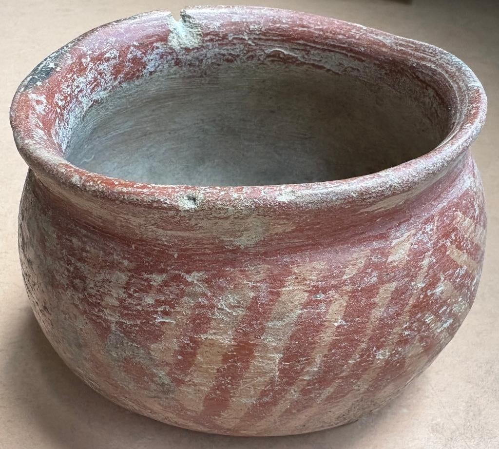 Zeer oude precolumbiaanse pot, 2100-2200 jaar oud, Antiek en Kunst, Kunst | Niet-Westerse kunst, Ophalen of Verzenden