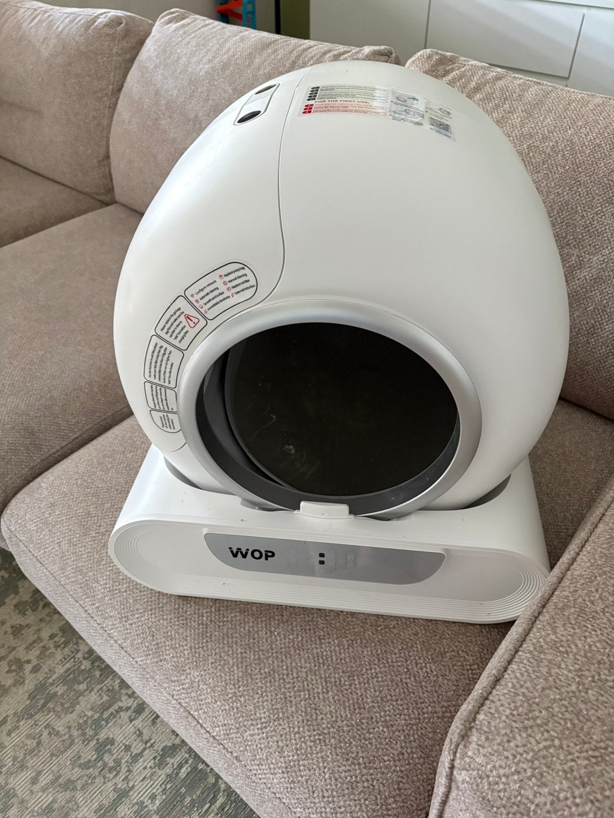 Wop zelfreinigende kattenbak, Dieren en Toebehoren, Kattenbakken, Ophalen, Zo goed als nieuw