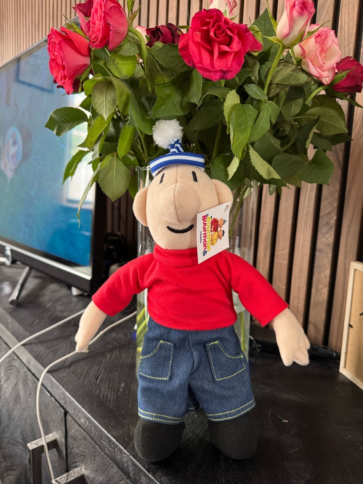 Buurman en Buurman knuffel met label, Ophalen, Overige karakters, Overige typen, Middelgroot (20 tot 80 cm)