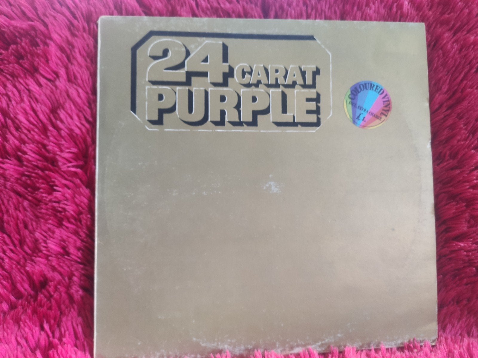 Deep Purple – 24 Carat Purple LP 1975 paars vinyl, Cd's en Dvd's, Vinyl | Rock, LP, Gebruikt, Colored vinyl, Ophalen of Verzenden
