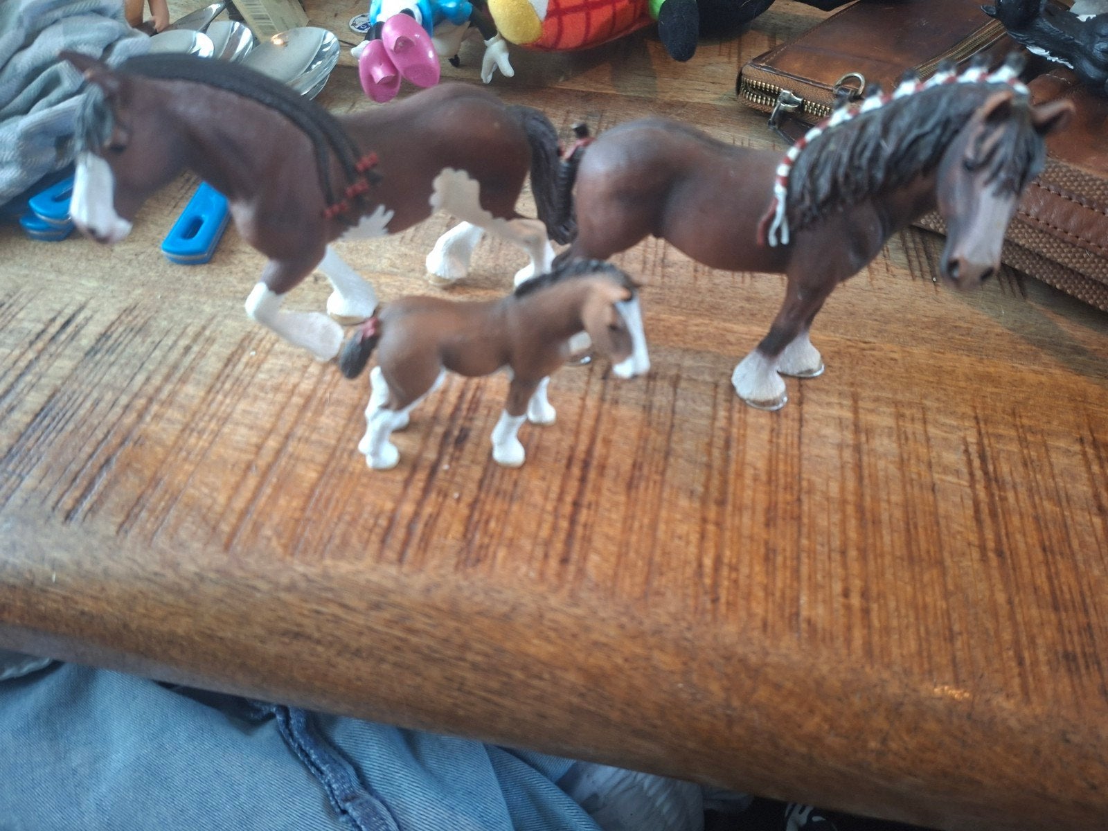 Schleich paarden familie, Verzamelen, Dierenverzamelingen, Ophalen of Verzenden, Zo goed als nieuw, Paard, Beeldje of Figuurtje