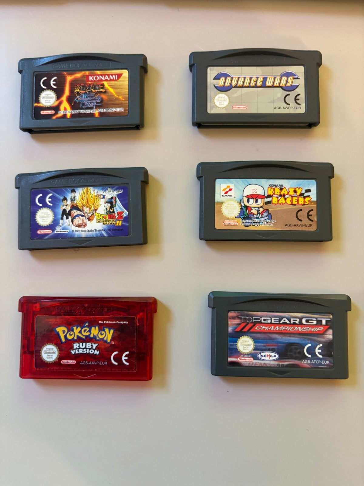 Nintendo Game Boy Advance games (6 stuks), Spelcomputers en Games, Games | Nintendo Game Boy, Ophalen, Gebruikt, Overige genres